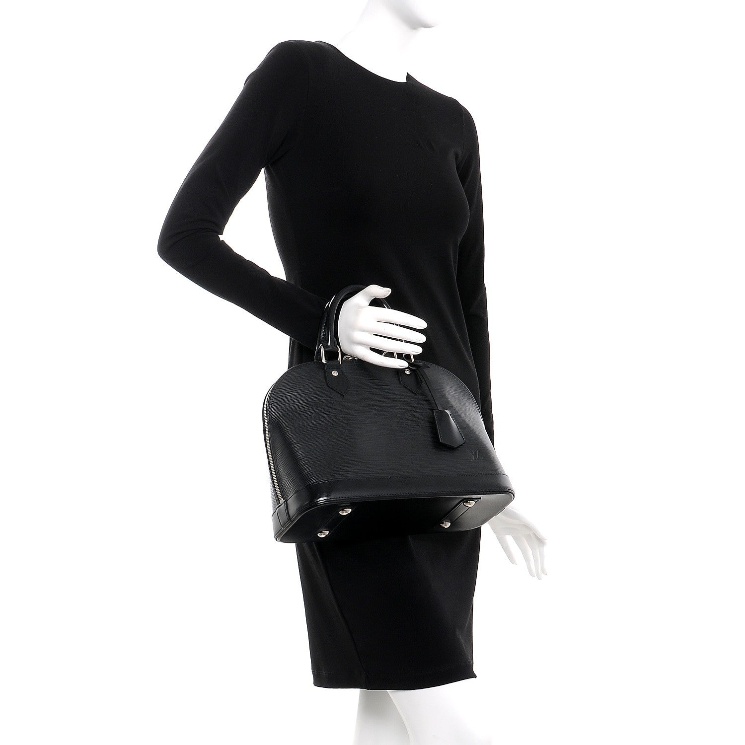 Louis Vuitton Epi Alma PM Black 2 of 6