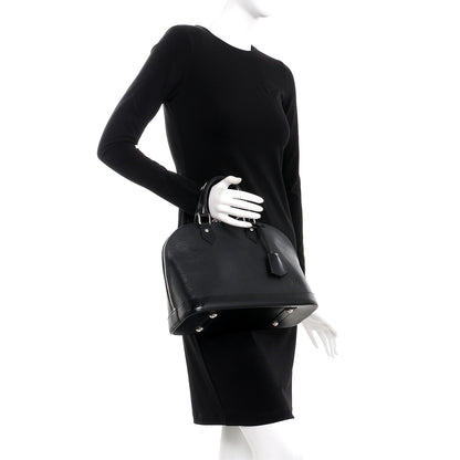 Louis Vuitton Epi Alma PM Black 2 of 6