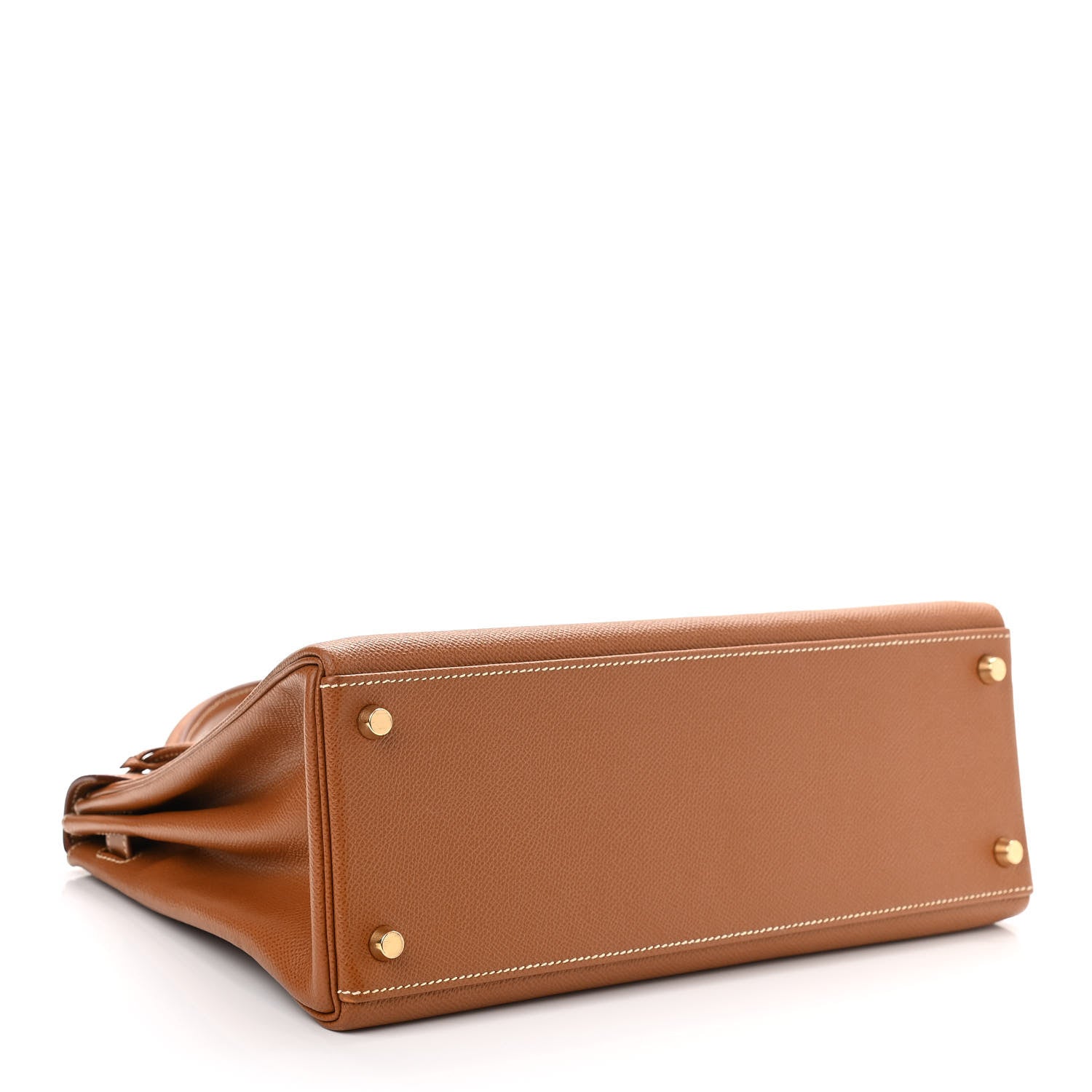 Hermes Courchevel Kelly Retourne 32 Gold 4 of 12