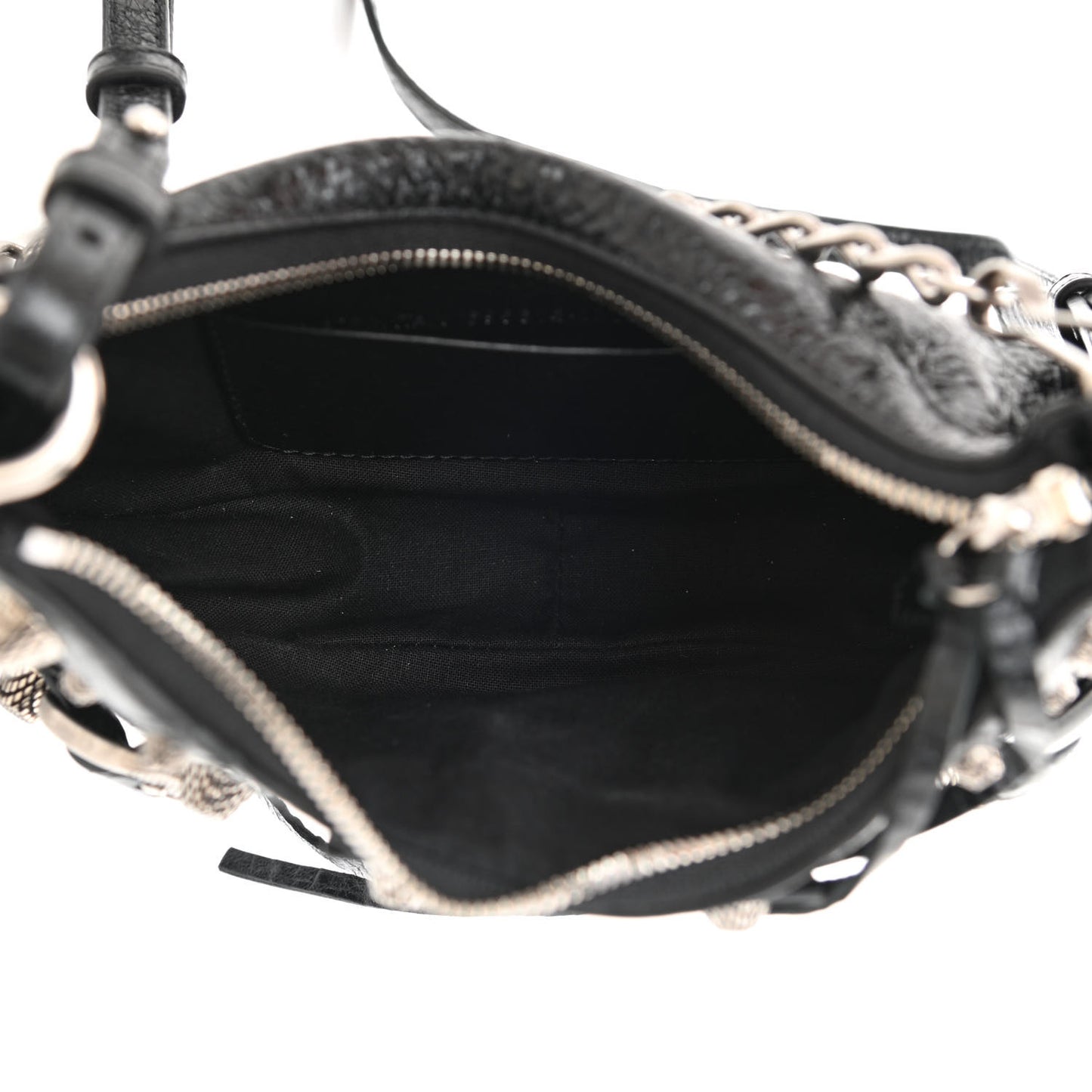 Agneau Arena Le Cagole Mini Purse With Chain Black