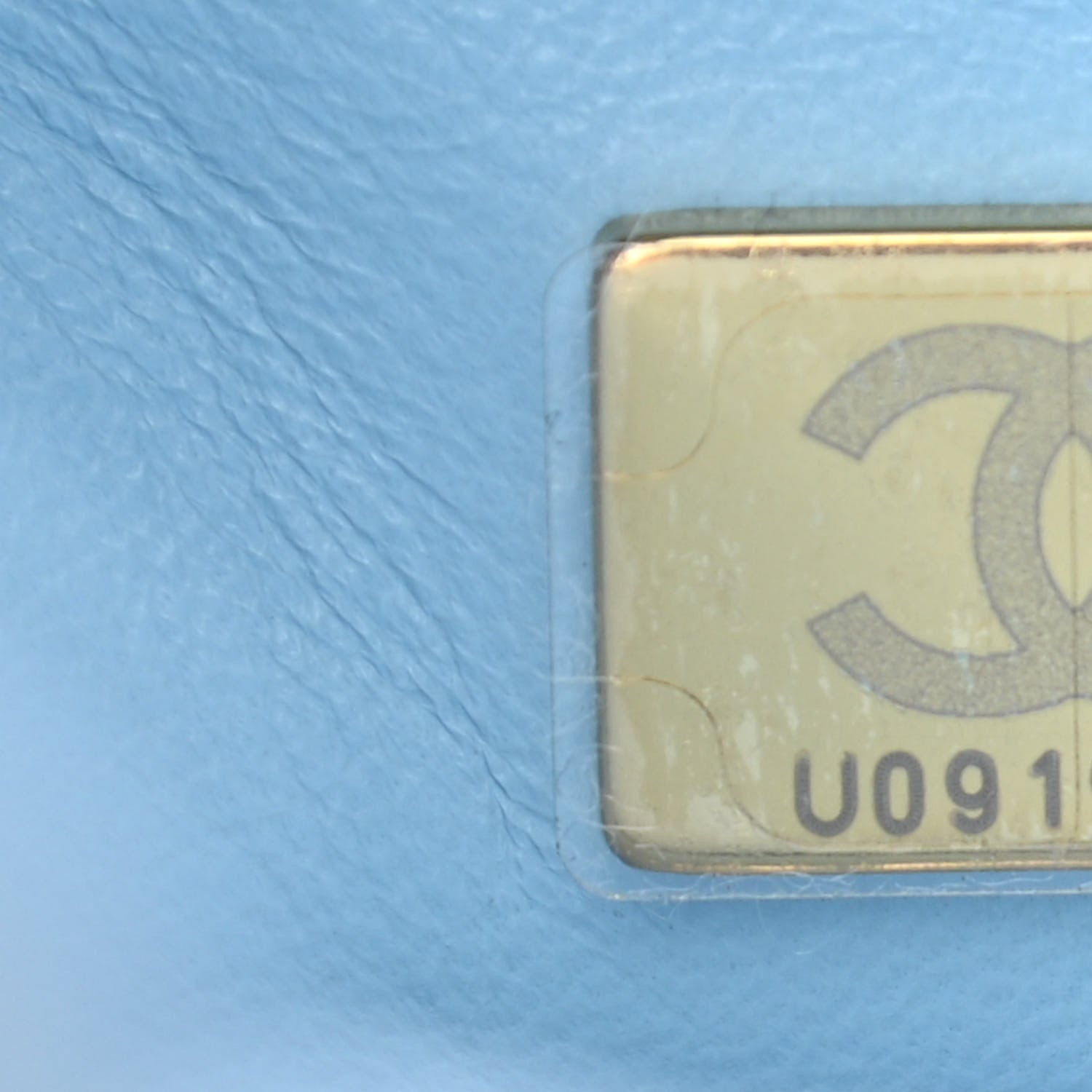 Chanel Shiny Caviar Pick Me Up Flap Belt Bag Light Blue 8 of 12
