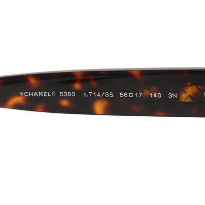 Chanel Acetate Runway Square Sunglasses 5380 Dark Tortoise 5 of 7