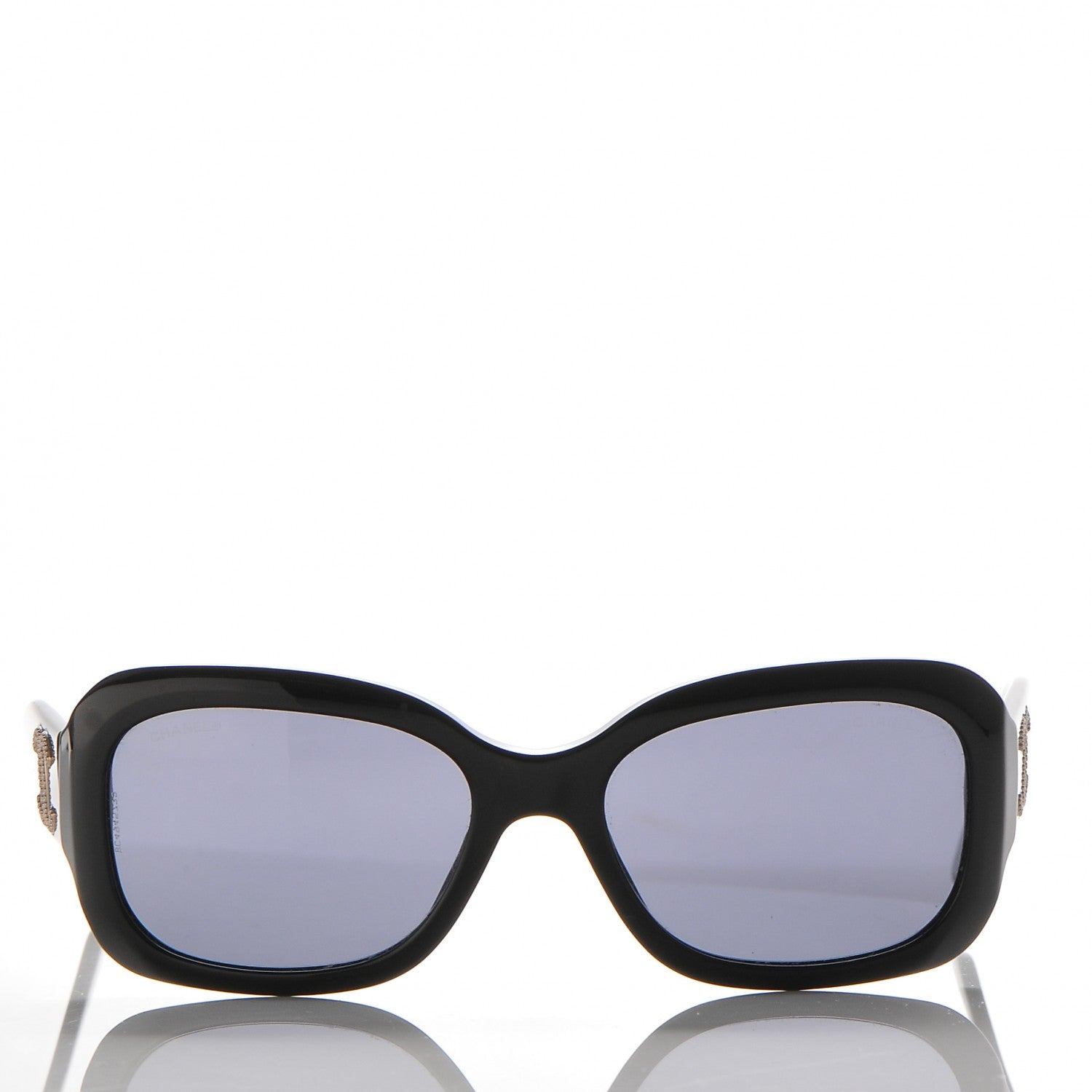 Chanel CC Sunglasses 5102 Black 2 of 9