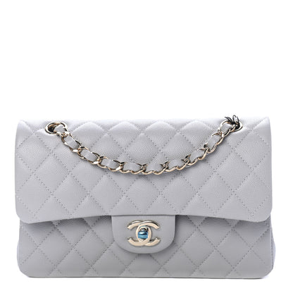 Chanel Caviar Quilted Small Double Flap Grey 1 of 4