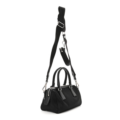 Prada Nylon Saffiano Re-Edition 2005 Top Handle Crossbody Bag Black 3 of 13