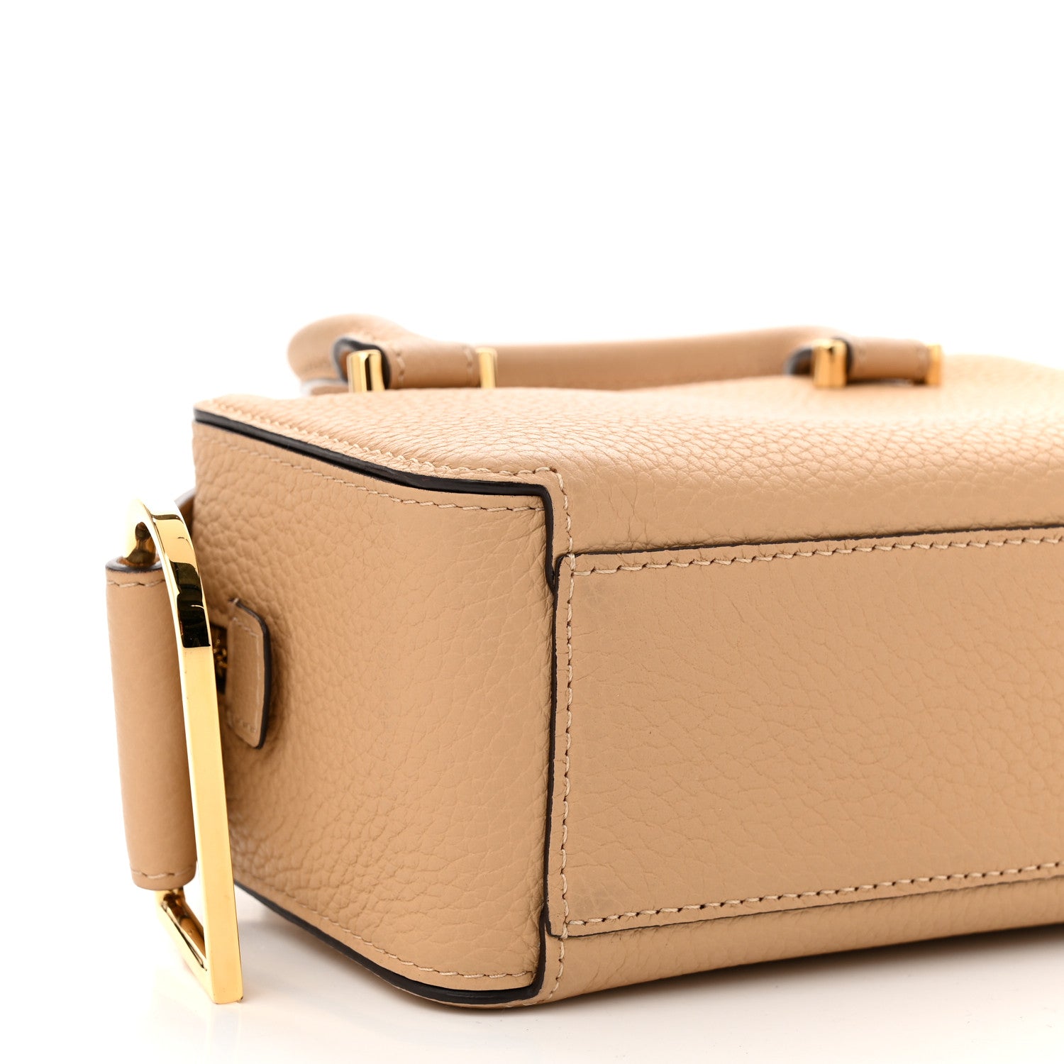 Delvaux Taurillon Soft Nano Cool Box Satchel Latte 9 of 11