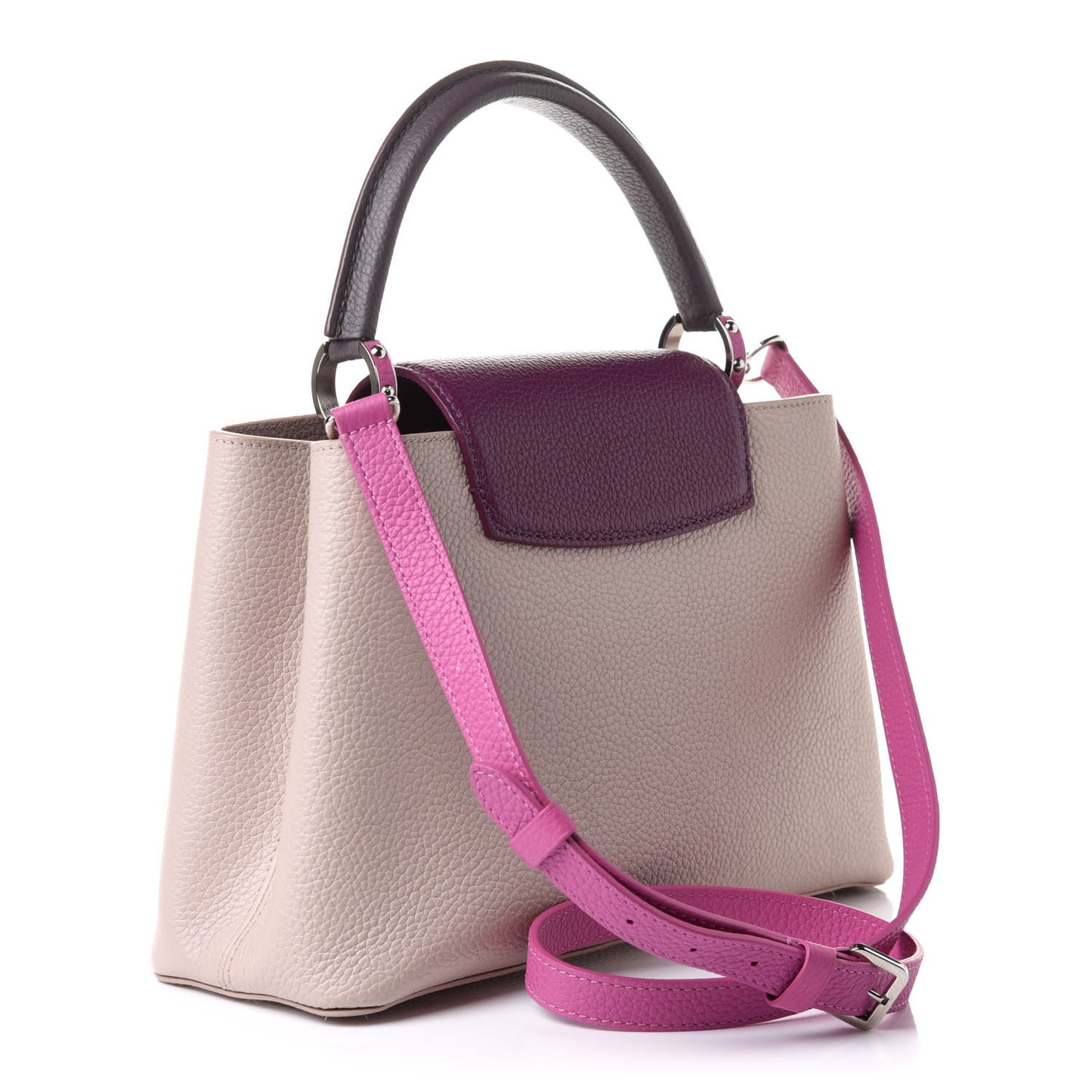 Taurillon Capucines PM Galet Violet