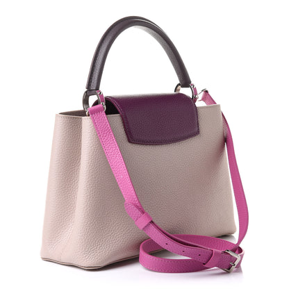 Louis Vuitton Taurillon Capucines PM Galet Violet 6 of 17
