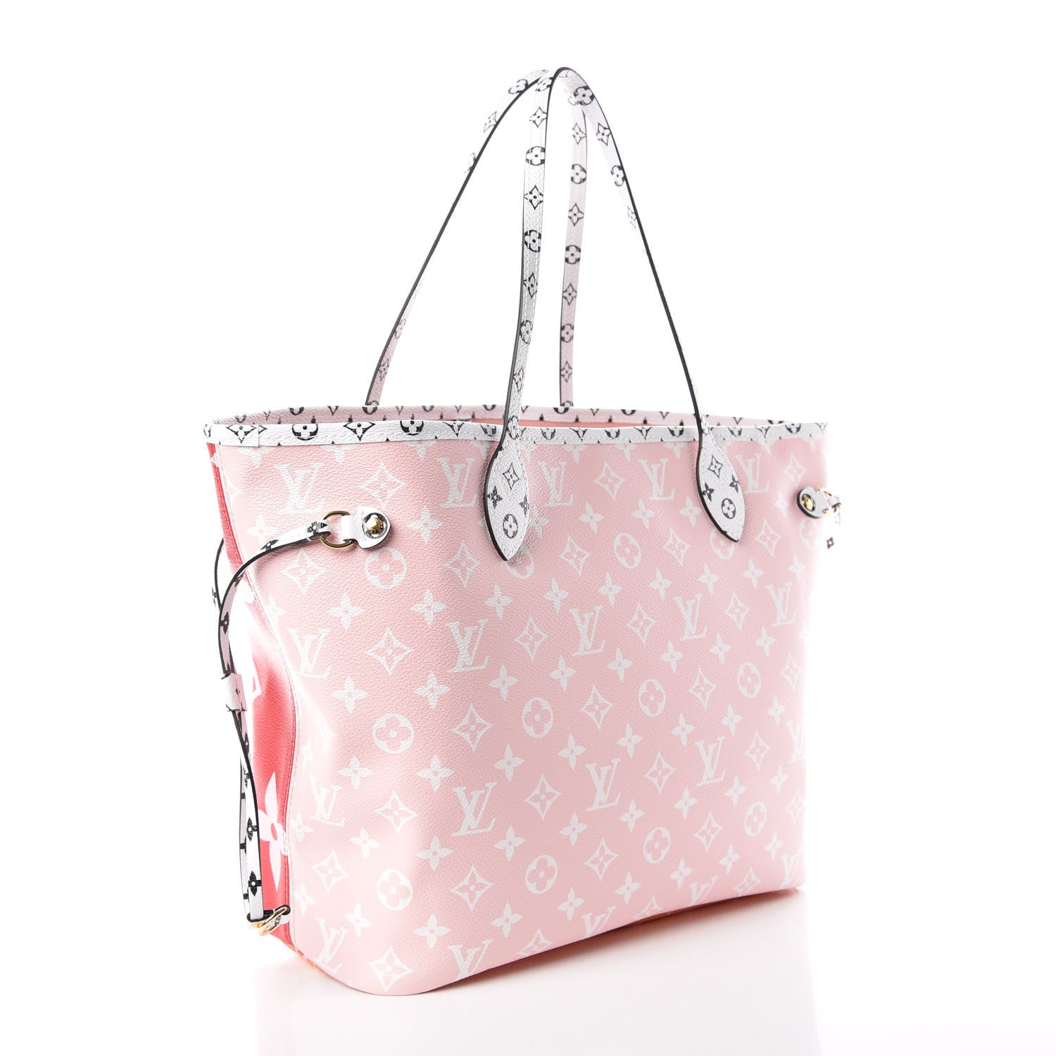 Louis Vuitton Monogram Giant Neverfull MM Rouge 4 of 11