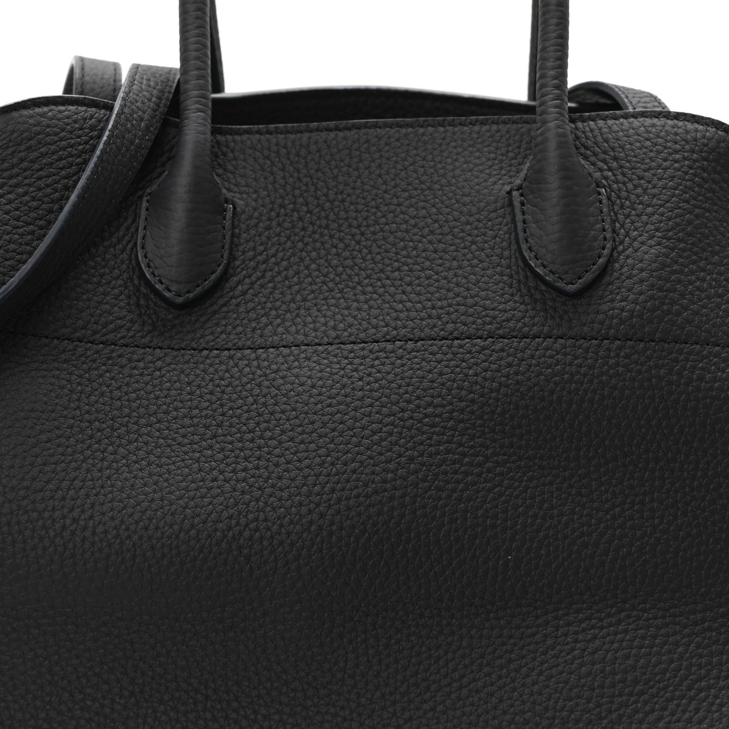 Matte Grained Calfskin Soft Margaux 12 Black