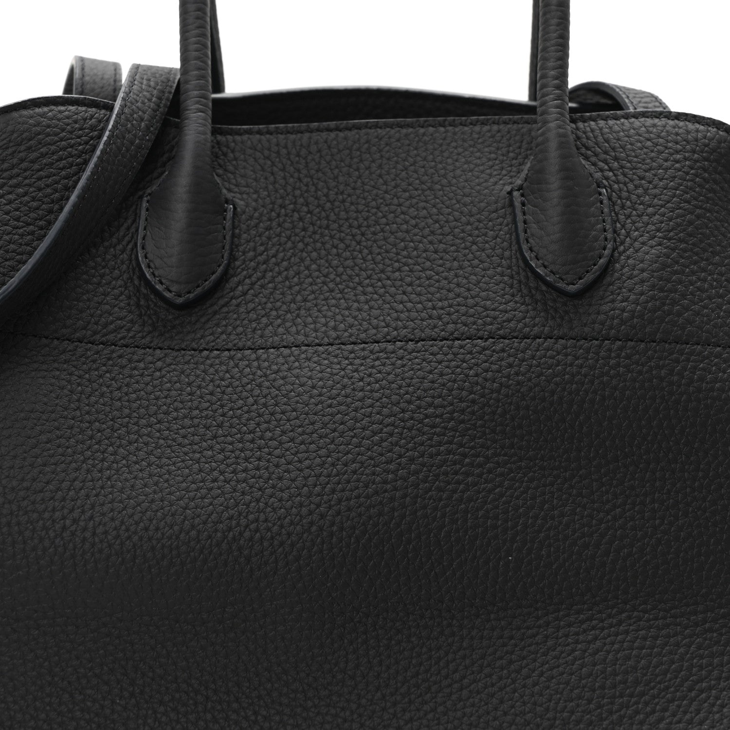 The Row Matte Grained Calfskin Soft Margaux 12 Black 7 of 9