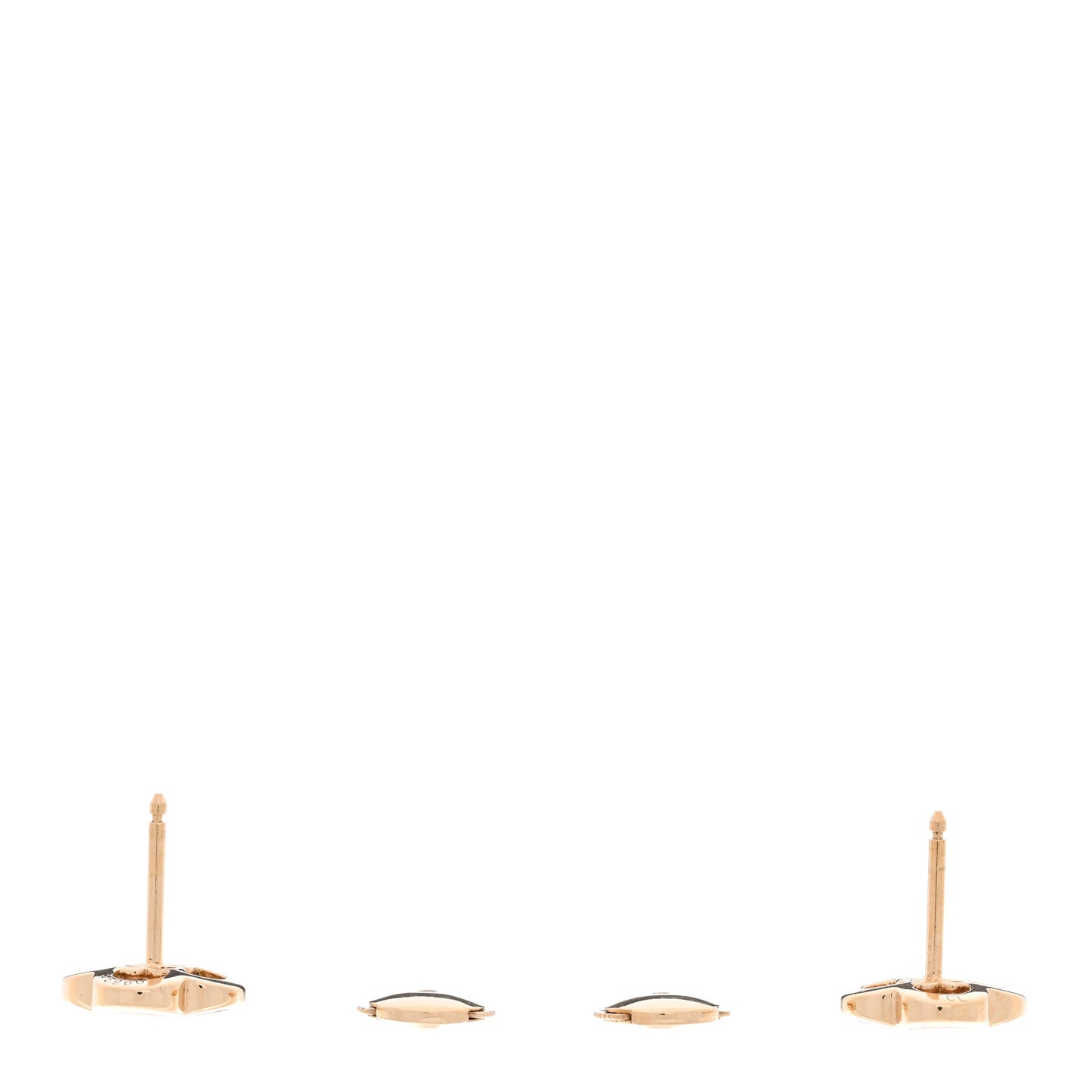 18K Yellow Gold Mother of Pearl Pure Alhambra Earrings