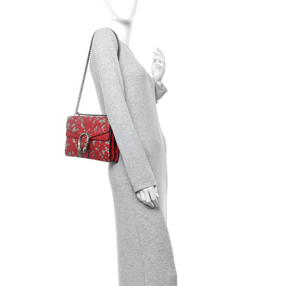 Gucci GG Supreme Monogram Arabesque Dionysus Shoulder Bag Hibiscus Red 2 of 11