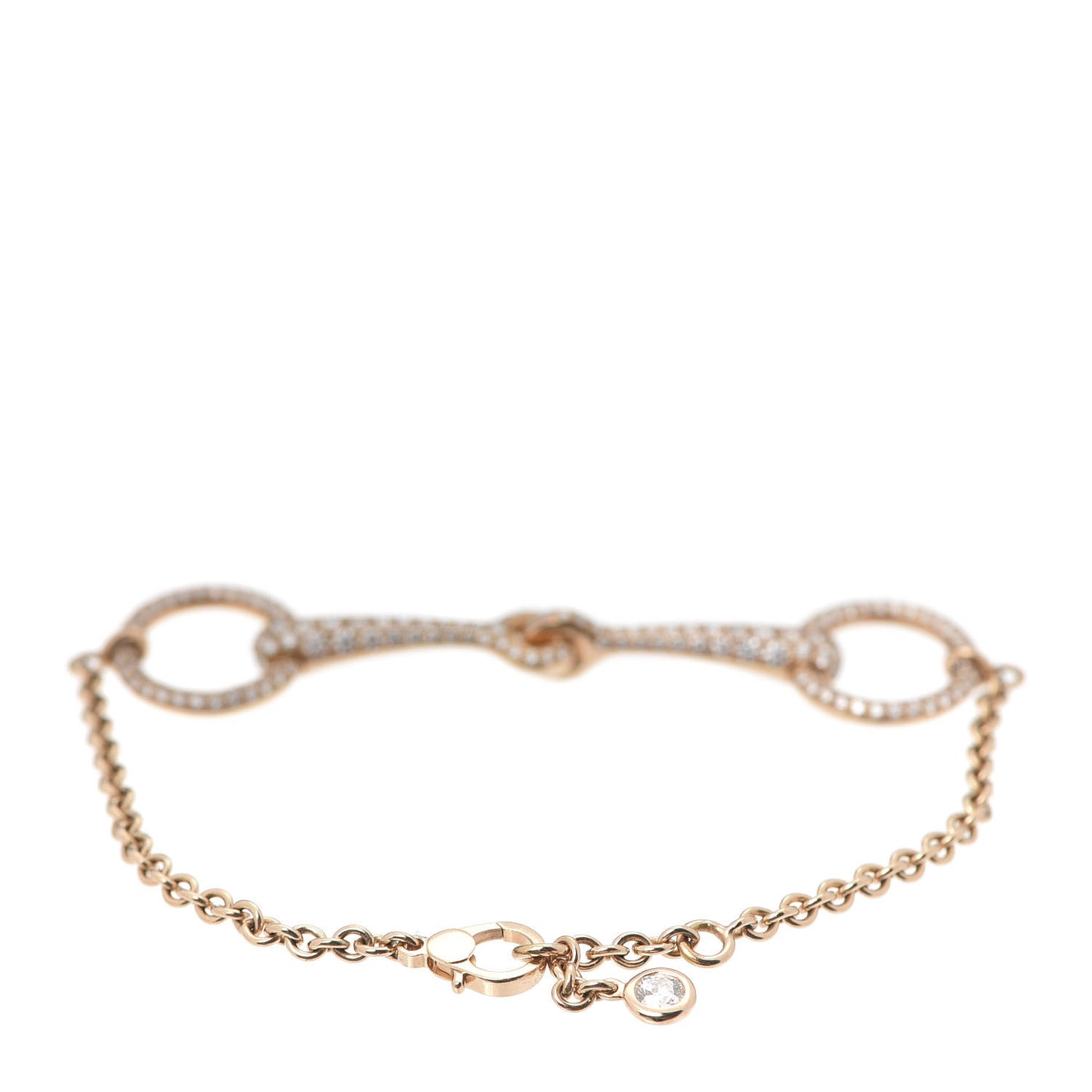 18K Rose Gold Diamond Filet d'Or TPM Bracelet SH
