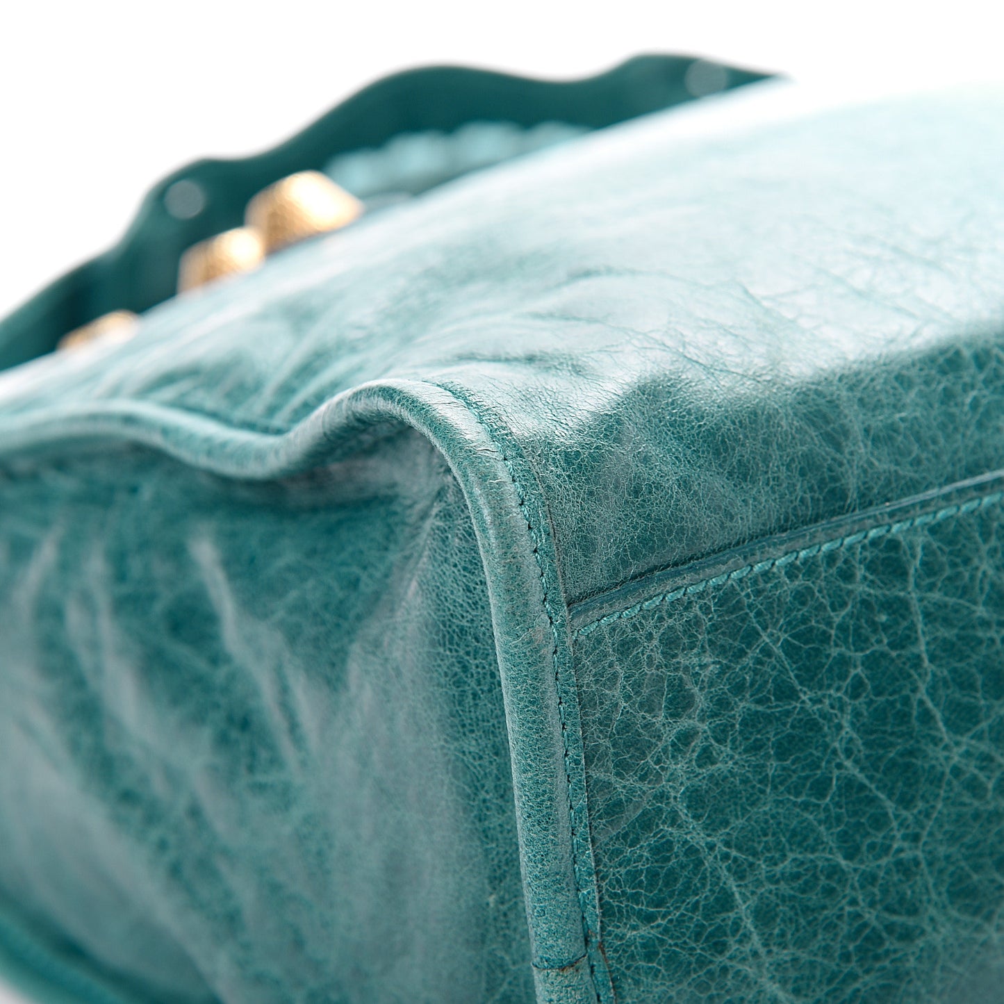 Agneau Giant 21 Gold Hardware City Aquamarine