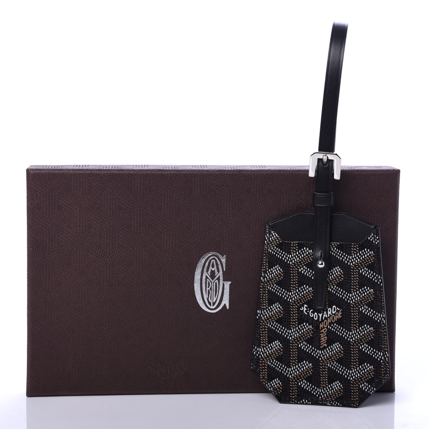 Goyard Goyardine Luggage Tag Black 4 of 4