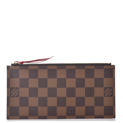 Louis Vuitton Damier Ebene Felicie Chain Wallet Zippered Insert 1 of 6