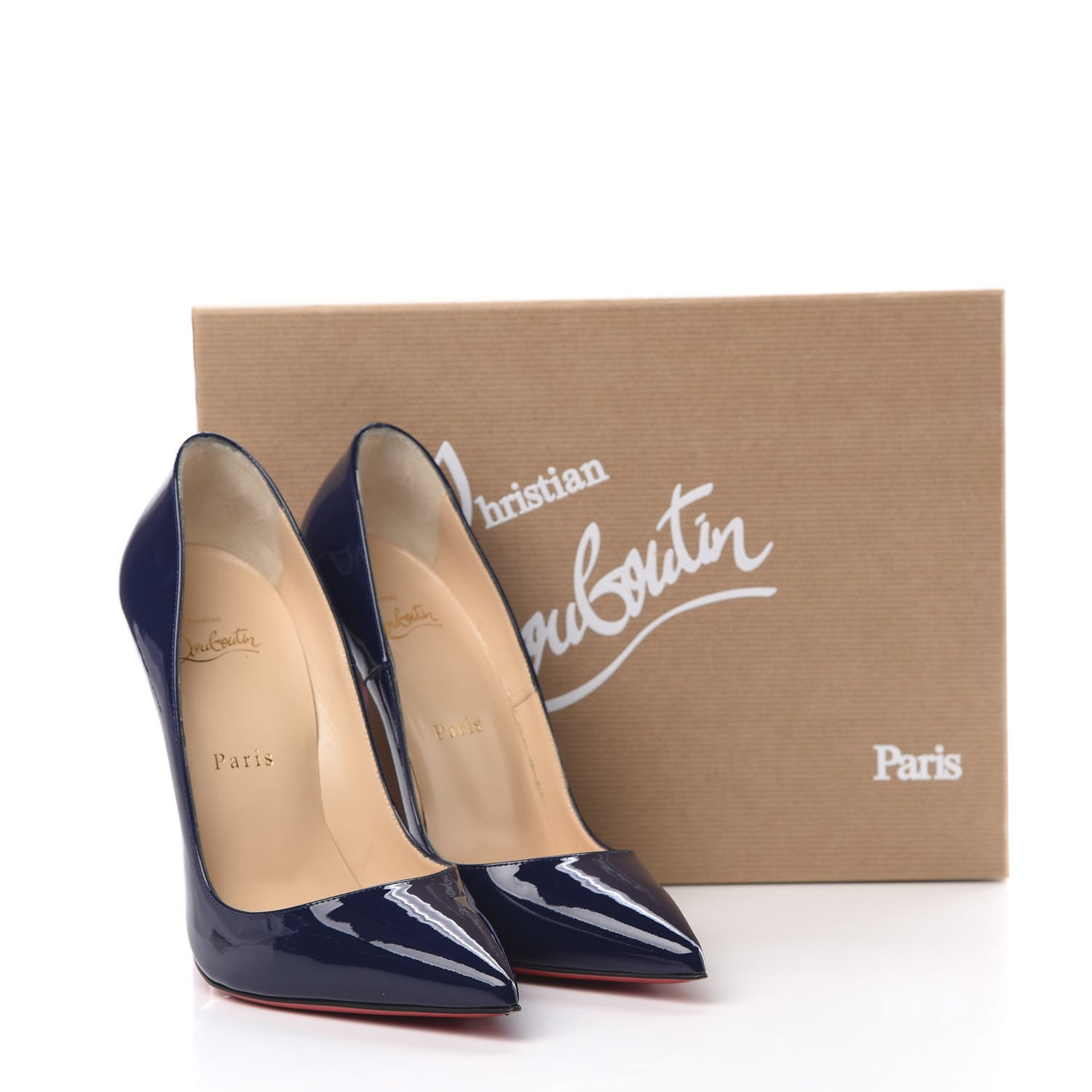 Christian Louboutin Patent So Kate 120 Pumps 38.5 China Blue 10 of 10