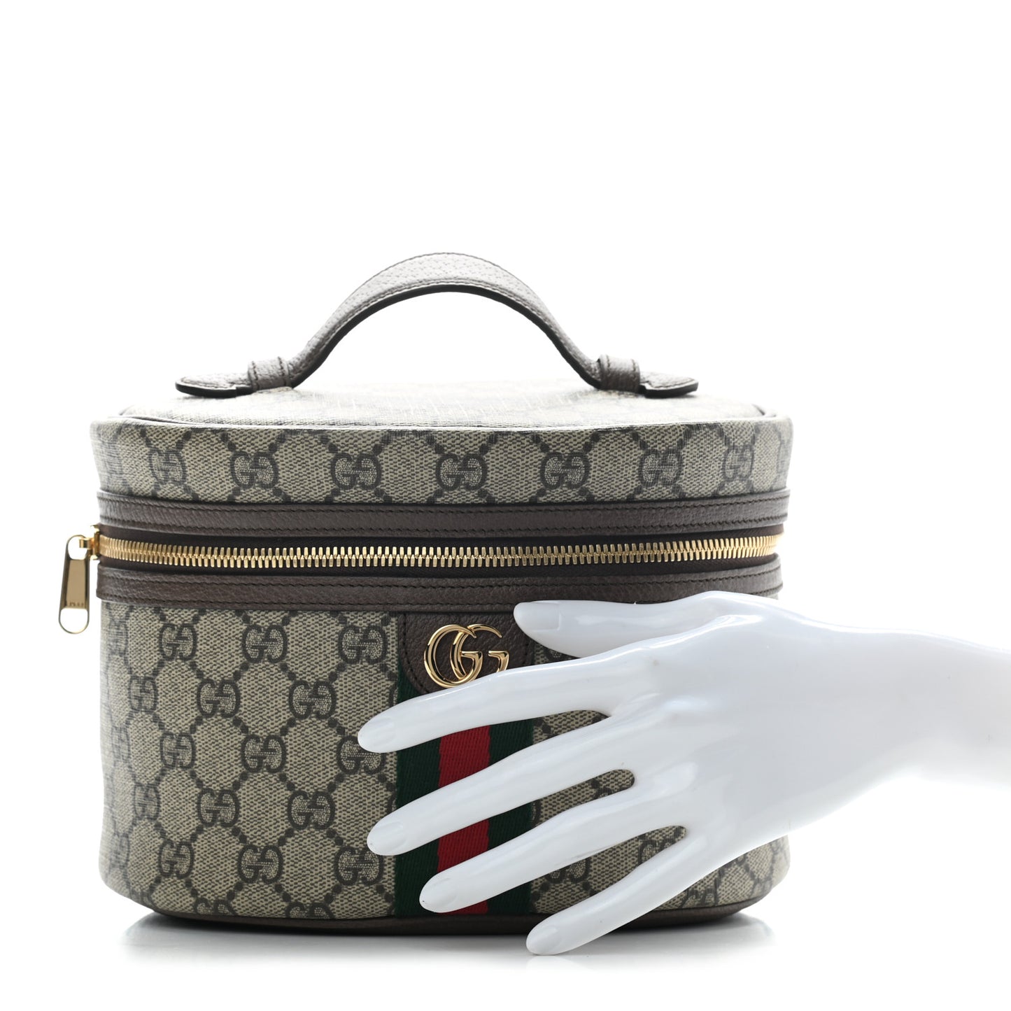 GG Supreme Monogram Ophidia Vanity Cosmetic Case