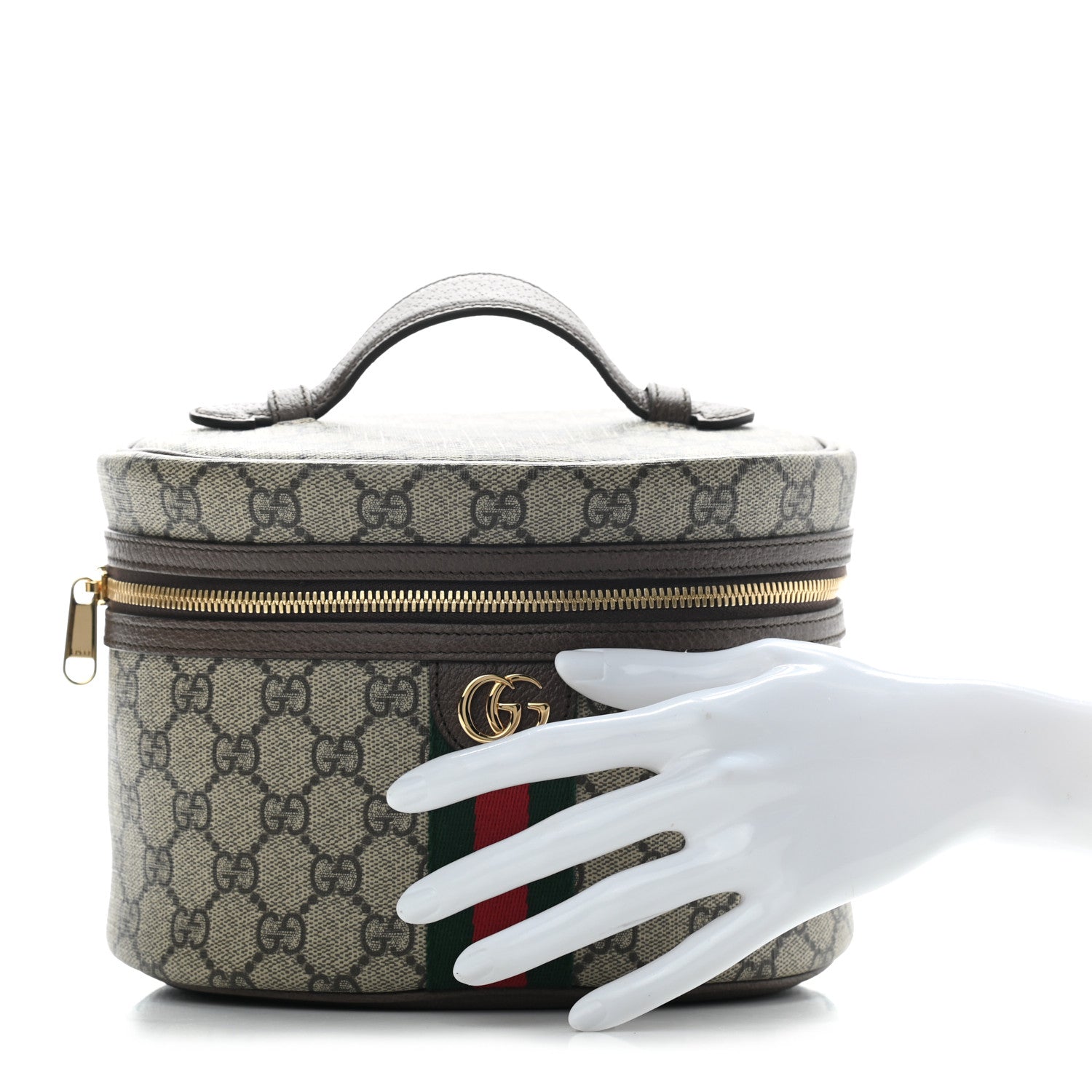 Gucci GG Supreme Monogram Ophidia Vanity Cosmetic Case 2 of 8