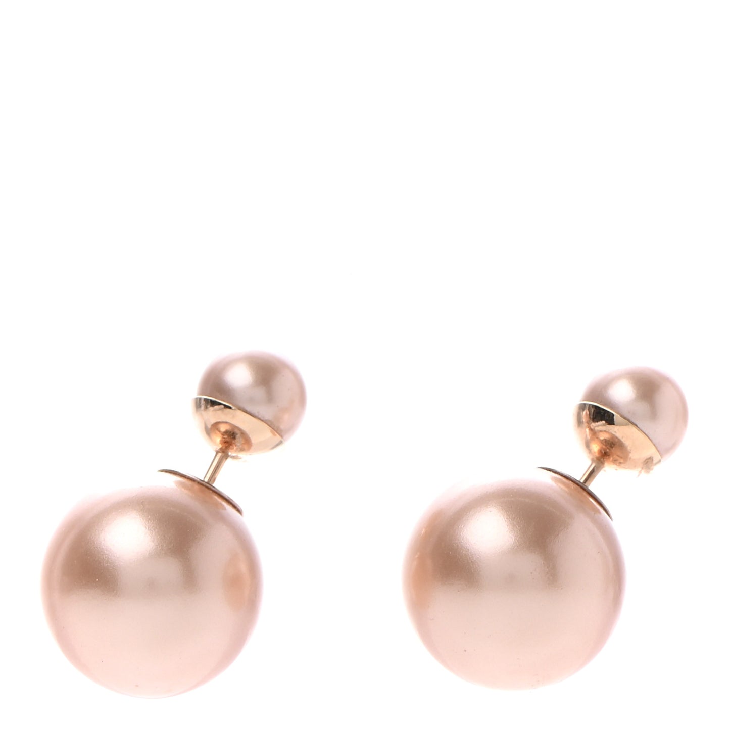 Pearl Mise En Dior Tribal Earrings Pink