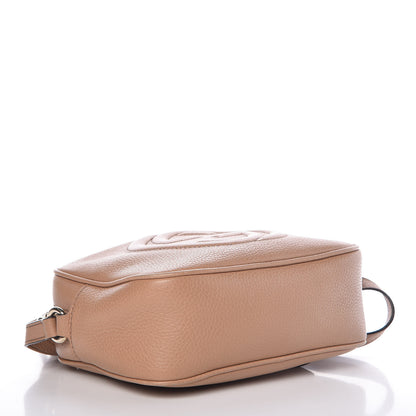 Gucci Pebbled Calfskin Small Soho Disco Bag Camelia 4 of 13