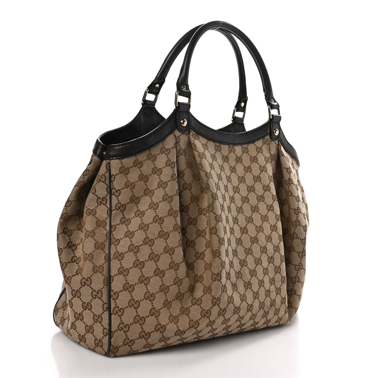 Gucci Monogram Large Sukey Tote Dark Brown 3 of 15