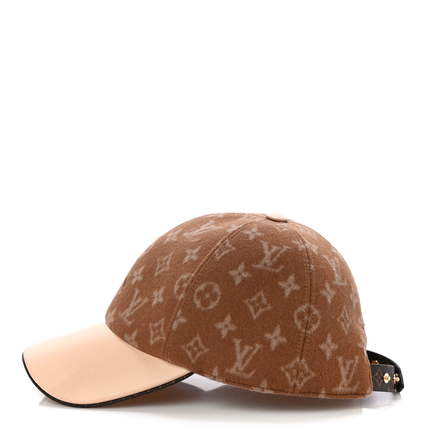 Wool Monogram Carry On Cap M Beige