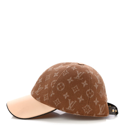 Louis Vuitton Wool Monogram Carry On Cap M Beige 2 of 6