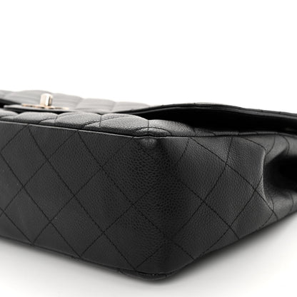Chanel Caviar Quilted Jumbo Single Flap Black 9 of 9