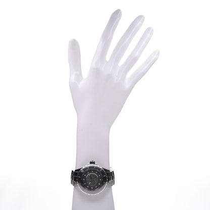 Chanel Titanium Ceramic Diamond 38mm J12 Automatic Watch 2 of 7