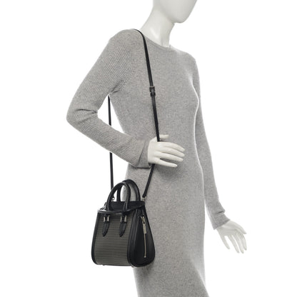 Alexander McQueen Calfskin Studded Mini Heroine Shoulder Bag Black 2 of 7