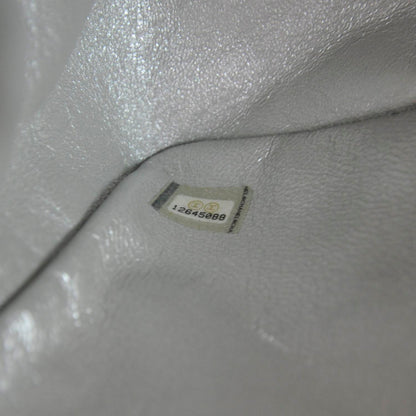 Chanel Lambskin Jumbo Flap Silver 9 of 10