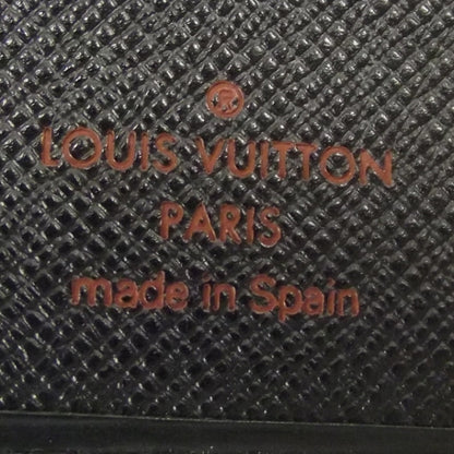 Louis Vuitton Epi Checkbook Wallet Black 6 of 7