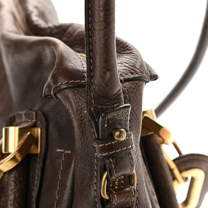 Chloe Calfskin Large Paraty Chocolate 13 of 16