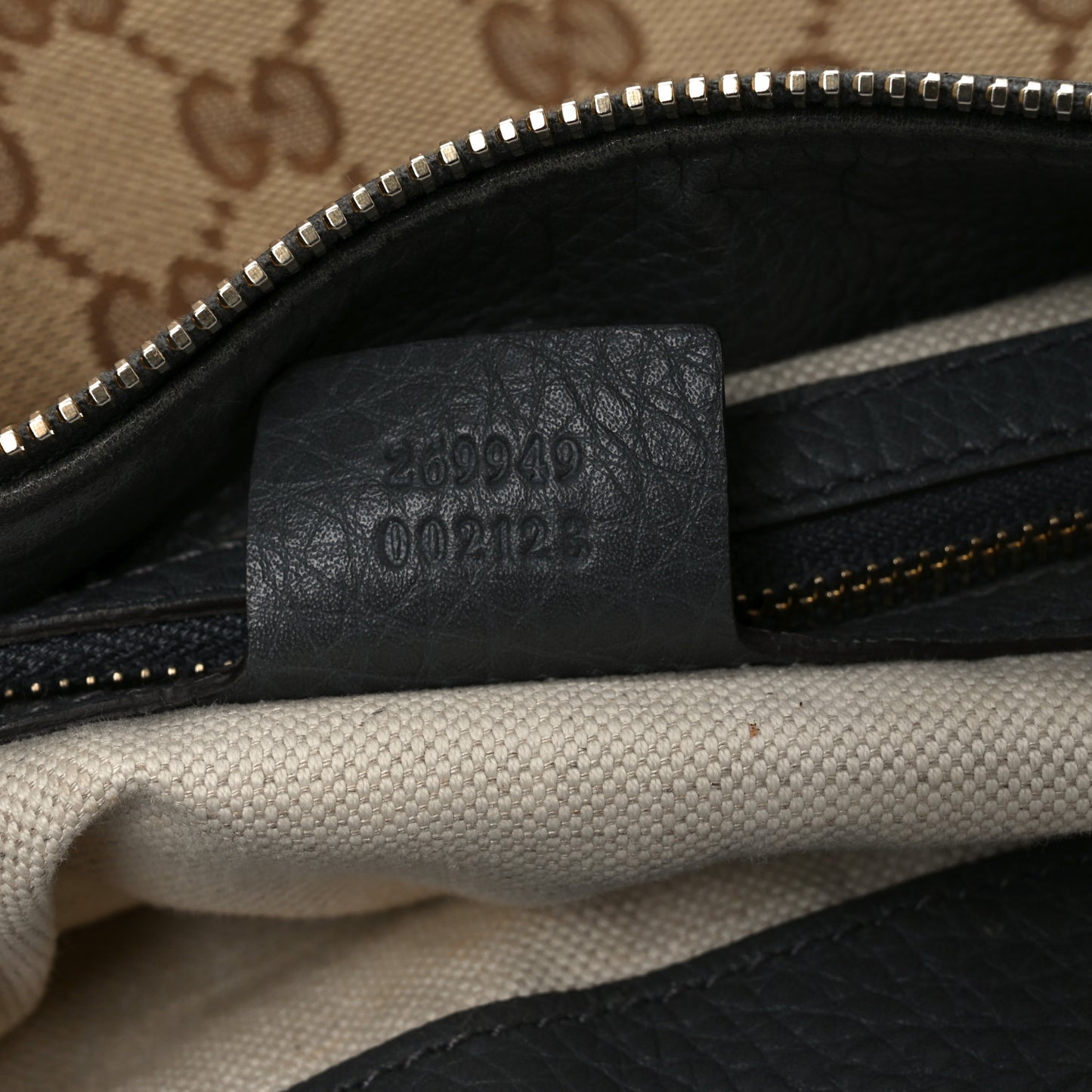 Monogram Medium Bella Hobo Grey