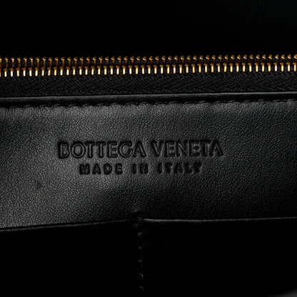 Bottega Veneta Calfskin Medium Falcon Shoulder Bag Black 6 of 10
