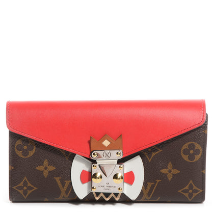 Louis Vuitton Monogram Tribal Mask Sarah Wallet 1 of 8
