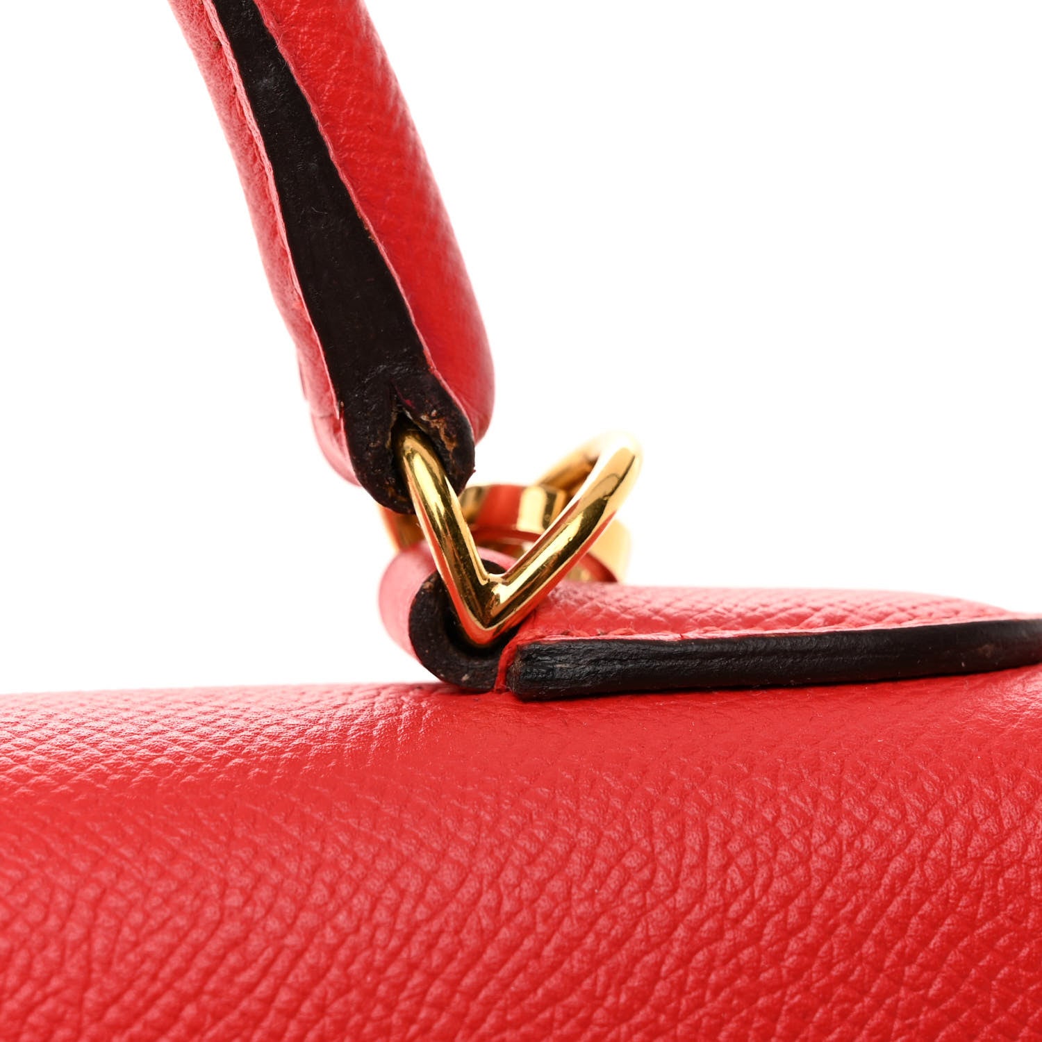 Hermes Epsom Kelly Sellier 32 Rouge Tomate 11 of 14