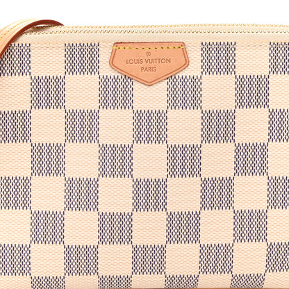 Louis Vuitton Damier Azur Double Zip Pochette 9 of 12
