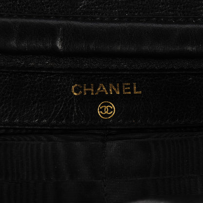 Chanel Caviar Timeless CC Wallet On Chain WOC Black 5 of 8
