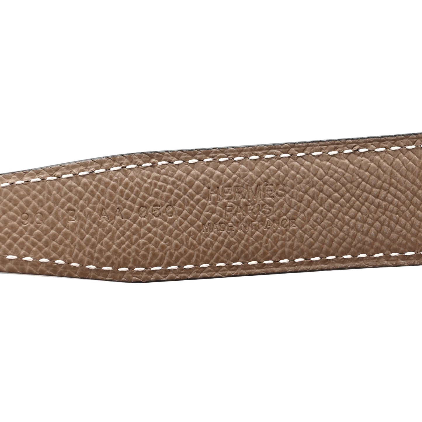 Swift Epsom 24mm Mini Constance H Belt 90 Black Etoupe