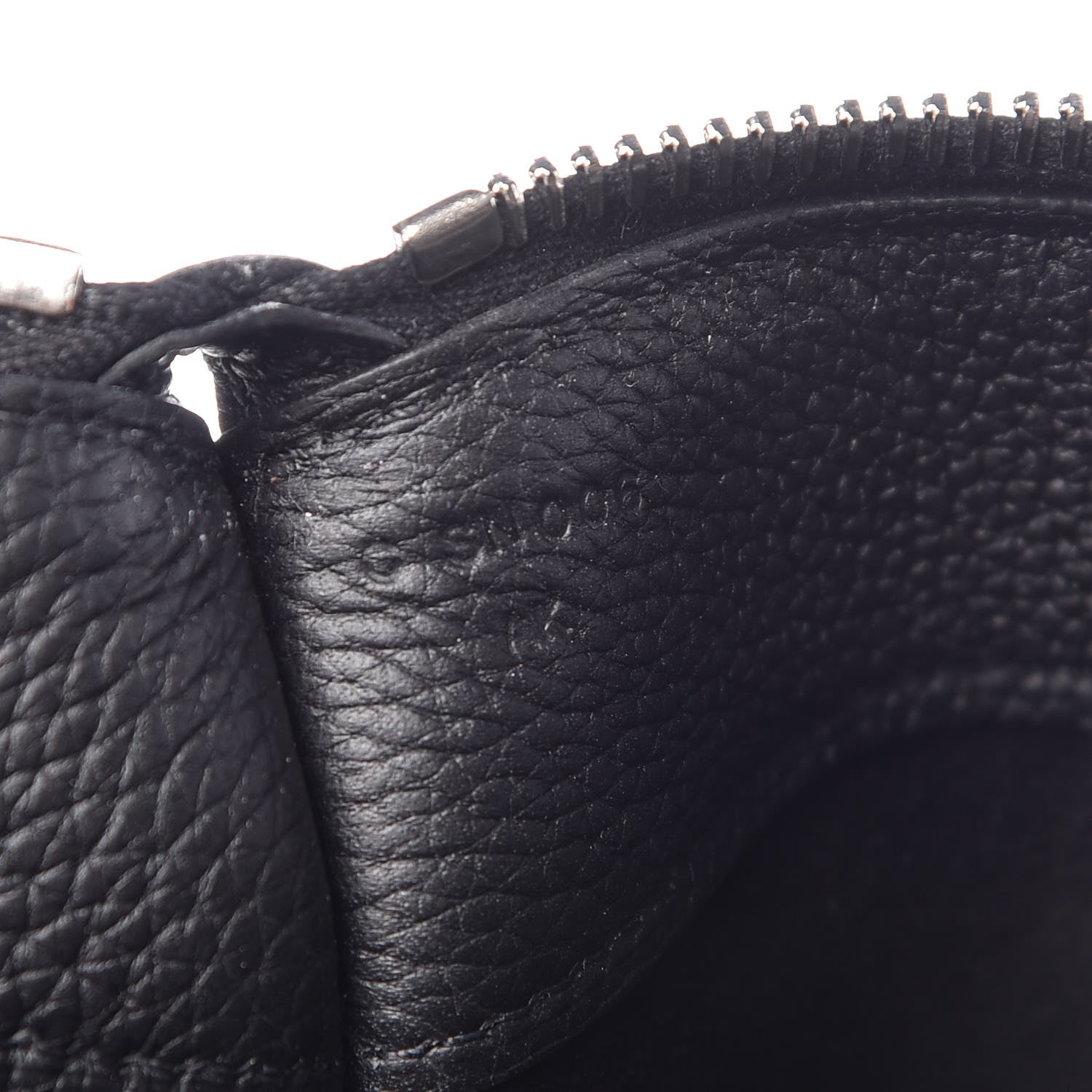 Hermes Togo Bazar Pouch Black 6 of 7