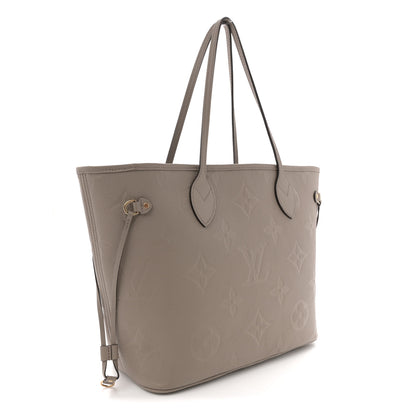 Louis Vuitton Empreinte Monogram Giant Neverfull MM Tourterelle 3 of 9
