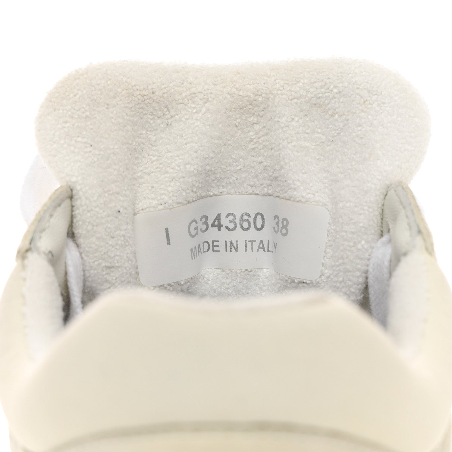 Chanel Suede Calfskin Fabric CC Sneakers 38 White 6 of 21