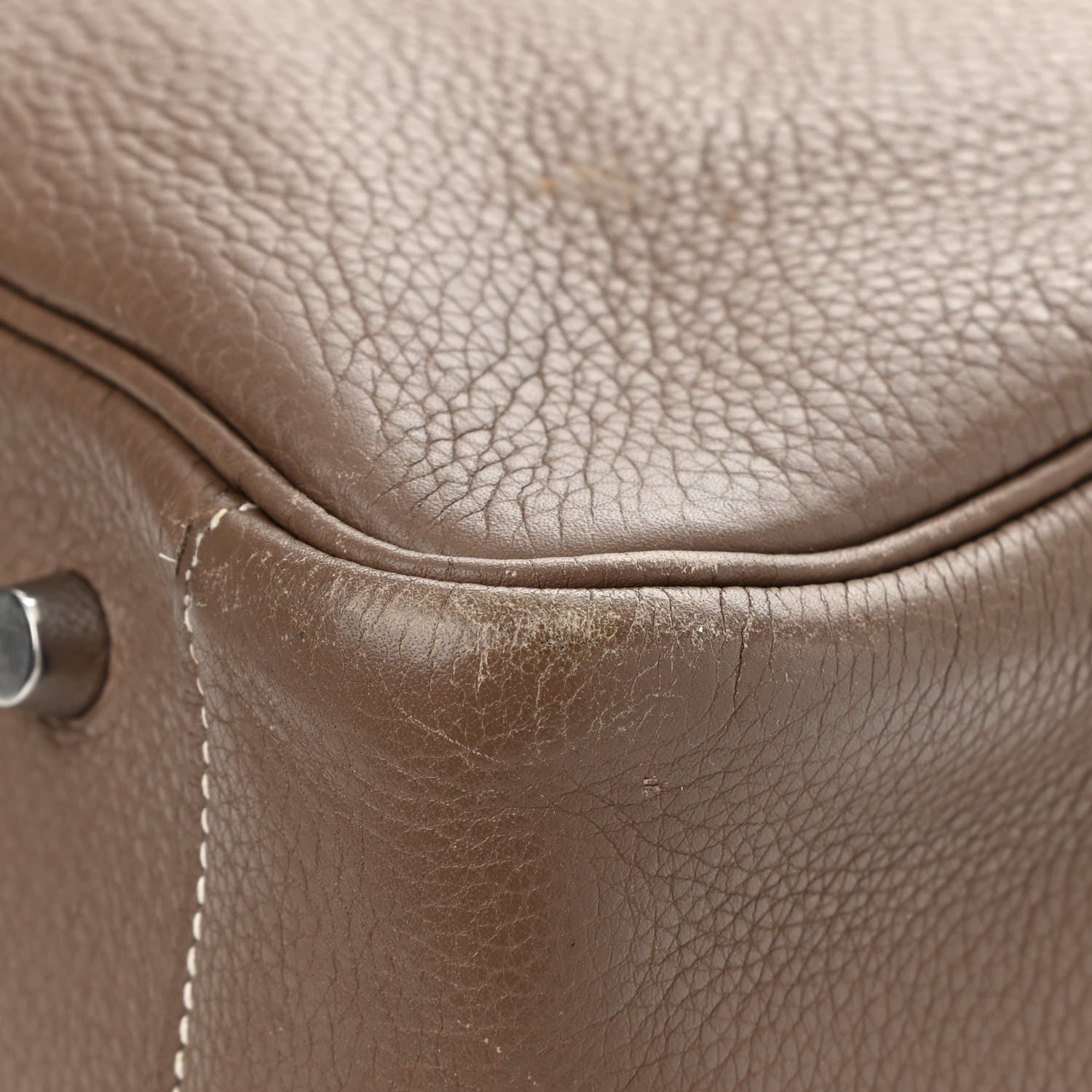 Hermes Taurillon Clemence Lindy 34 Etoupe 14 of 15