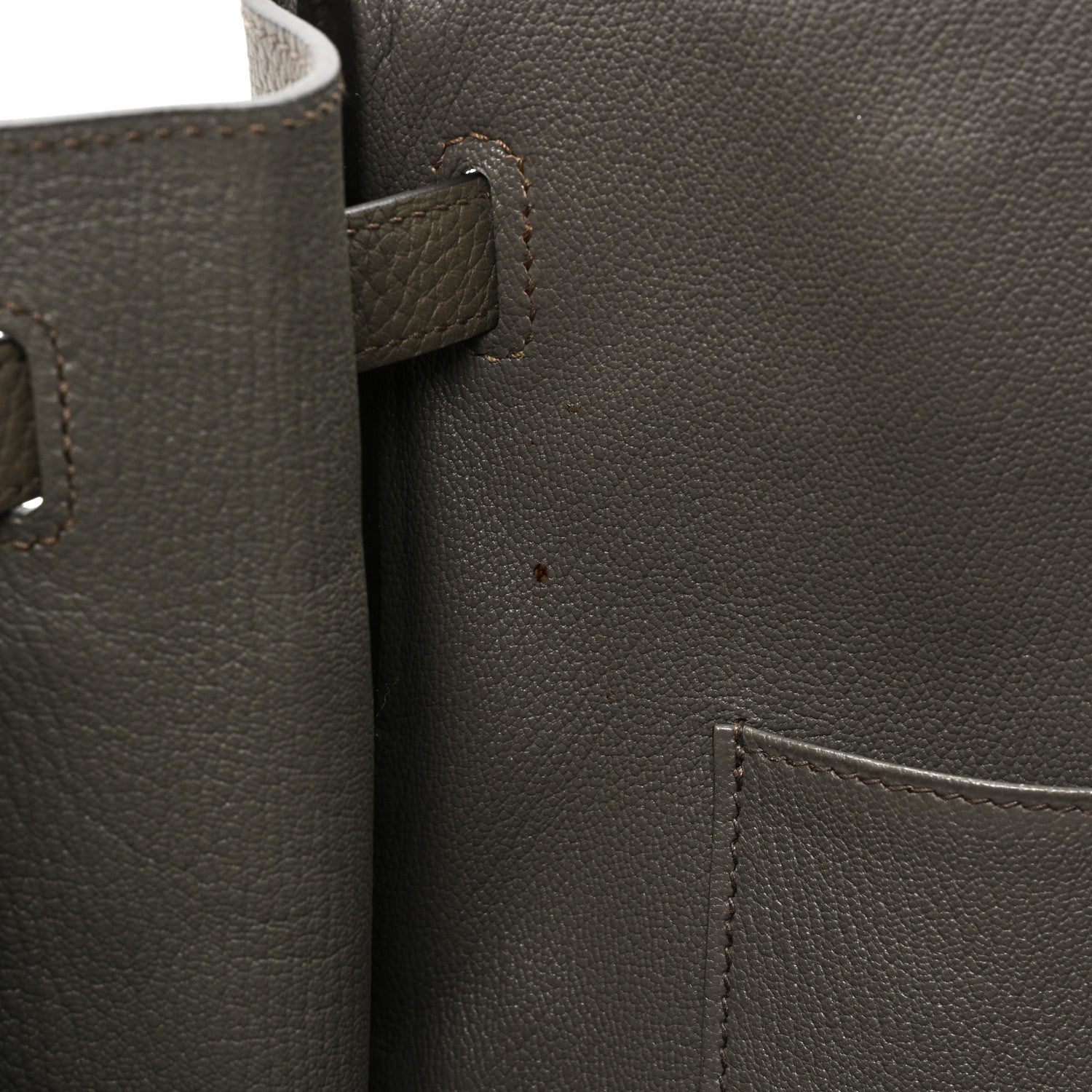 Hermes Togo Birkin 40 Etain 14 of 14