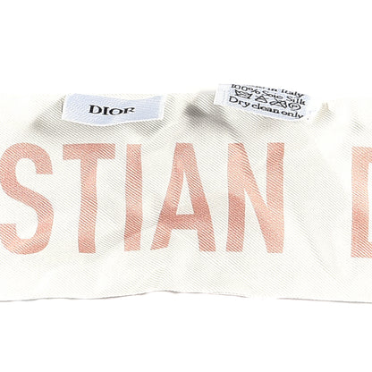 Christian Dior Silk Toile De Jouy Mitzah Scarf Pink 5 of 6
