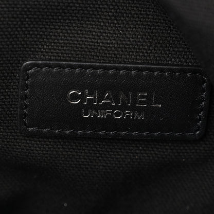 Chanel Calfskin Quilted Waist Belt Bag Black 6 of 12