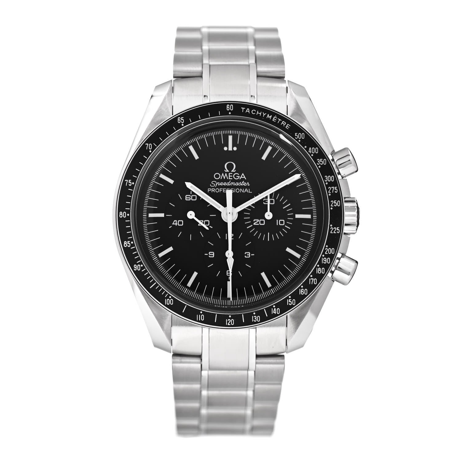 Omega Stainless Steel 42mm Speedmaster Moonwatch Professional Chronograph Manual Winding Watch Black 311.30.42.30.01.005 1 of 6